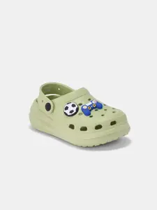 Pantaloons Junior Boys Printed PU Clogs