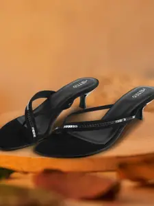 Metro Women Embellished Stiletto Sandals