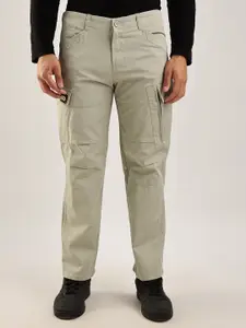NEVER NEUD Men Relaxed Fit Heavy Air Cargos Trousers