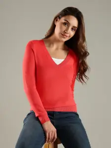 Tommy Hilfiger Women V-Neck Pullover