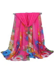 QUECY Women Printed Satin Scarf