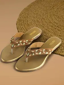 Metro Women Embellished Open Toe Comfort Sandals