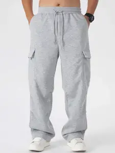 The Modern Soul Men Mid Rise Loose Fit Track Pants