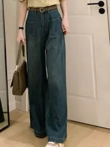 StyleCast Women Flared High-Rise Light Fade Jeans