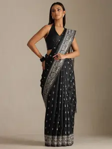 Soch Woven Design Zari Tussar Saree
