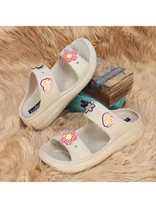 Luvfeet Open Toe Slip-ons