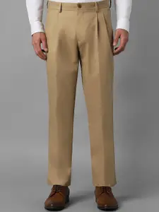 Louis Philippe Men Pleated Formal Trousers