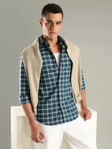 Tommy Hilfiger Men Slim Fit Checked Casual Shirt