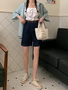 StyleCast Women Wide Leg High-Rise Jeans