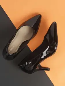 Mochi Textured Block Pumps with Laser Cuts