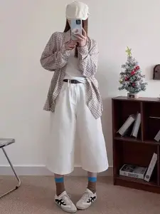 StyleCast Women Wide Leg High-Rise Jeans