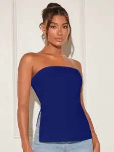 AAHWAN Women Strapless Off-Shoulder Top