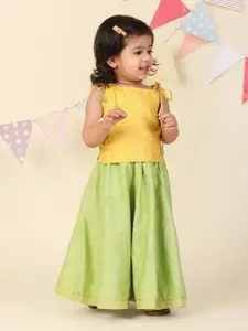 Fabindia Girls Embellished Sequinned Ready to Wear Lehenga & Choli