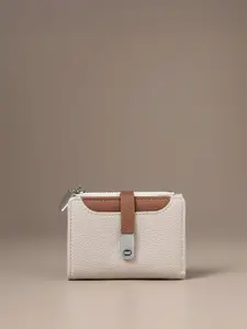 Lino Perros Women Zip Detail Two Fold Wallet