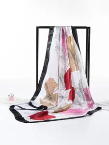 QUECY Printed Satin Scarve