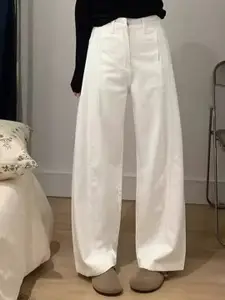 StyleCast Women Wide Leg High-Rise Jeans