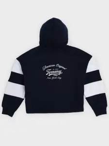 Tommy Hilfiger Girls Printed Hooded Sweatshirt