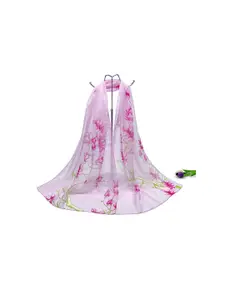 QUECY Printed Satin Scarve