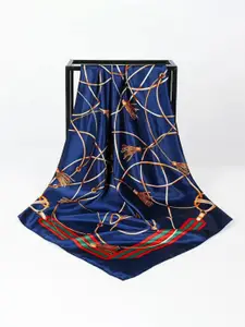 QUECY Women Printed Satin Scarf