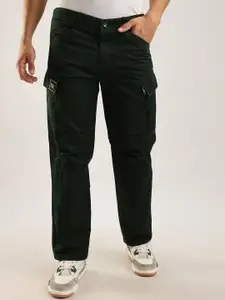 NEVER NEUD Men Relaxed Fit Heavy Air Cargos Trousers