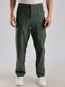 NEVER NEUD Men Relaxed Fit Structured Adventure Cargos Trousers