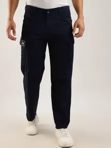 NEVER NEUD Men Relaxed Fit Heavy Air Cargos Trousers