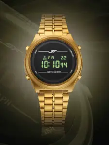 Sonata Men Dial & Stainless Steel Straps Digital Watch 77162PM01W