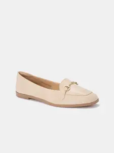 Forever Glam by Pantaloons Women Textured Round Toe Loafer