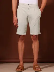 U.S. Polo Assn. Men Solid Slim Fit Mid-Rise Above Knee Shorts