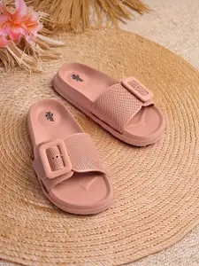 The Roadster Lifestyle Co. Women Buckle Sliders