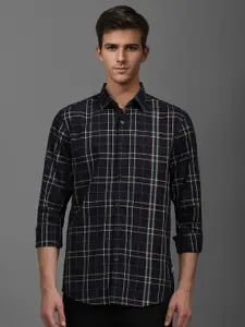 Louis Philippe Sport Men Checked Pure Cotton Casual Shirt