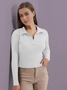 Dream Beauty Fashion Women Ribbed Shirt Style Top
