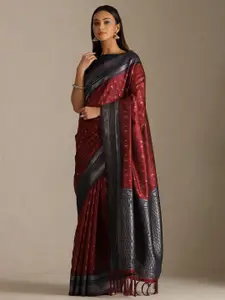 Soch Woven Design Zari Tussar Saree