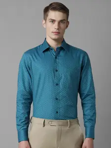 Louis Philippe Men Classic Printed Formal Shirt