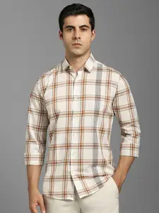 Louis Philippe Sport Men Slim Fit Tartan Checks Checked Casual Shirt