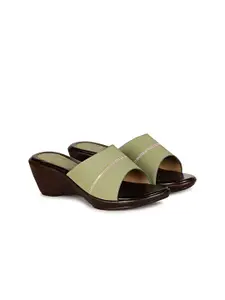 BIG BIRD FOOTWEAR Colourblocked Wedge Sandals