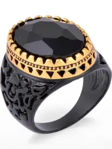 Dynamic Retail Global Men Black Ring