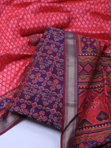 Meena Bazaar Woven Design Unstitched Dress Material