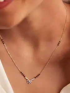 Jewelry Miguel Silver-Plated Pendant Mangalsutra