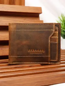 Teakwood Leathers Men Leather Two Fold Wallet