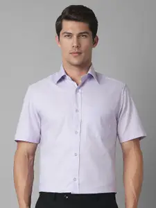 Louis Philippe Men Classic Fit Solid Spread Collar Pure Cotton Formal Shirt