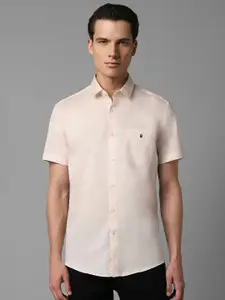 Louis Philippe Sport Men Solid Pure Cotton Casual Shirt
