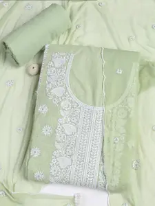 Meena Bazaar Embroidered Unstitched Dress Material