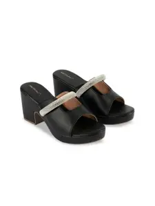 MOSAC Embellished Open Toe Wedge Sandals