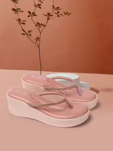 BIG BIRD FOOTWEAR Women PU Western - Embellished Wedge Sandals