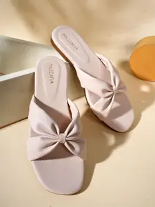 MOZAFIA Women Open Toe Flats