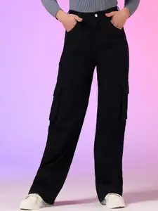 Kotty Women Wide Leg High-Rise Stretchable Jeans