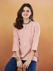 MOKOSH Women Ethnic Motifs Printed Daily Straight Kurta