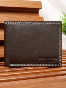 Teakwood Leathers Men Leather Two Fold Wallet