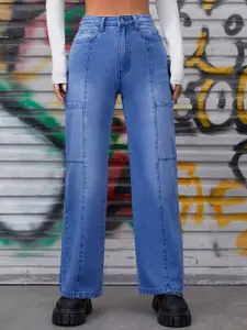 Kotty Women Wide Leg High-Rise Stretchable Jeans